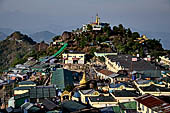 Myanmar - Kyaikhtiyo, the village of restaurants, souvenir shops and guesthouses.